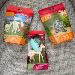 Brand New NWT Schleich Animal Figures